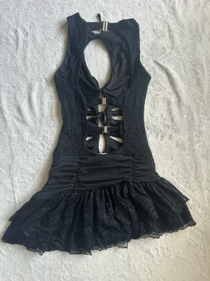 Outcast Clothing Emery Mini Dress Black thumbnail 7