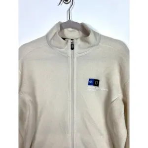 Patagonia Synchilla Womens‎ Fleece Jacket Cream National Geographic Logo Size L thumbnail 2