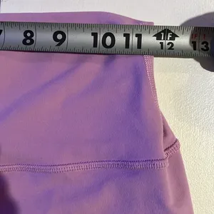 ALO Yoga Purple Bike Shorts High-Rise Seamless thumbnail 4