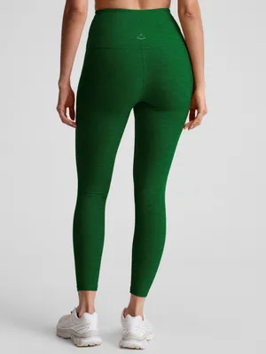 Beyond Yoga Spacedye Caught In the Midi High Waisted Leggings Green Heather XS thumbnail 3