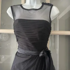 WHITE By Vera Wang‎ Dress Black Size 4 thumbnail 6