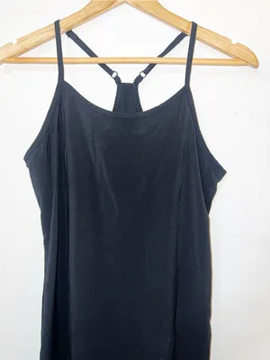 all in motion Black Racerback Workout Minj Dress with built in shorts thumbnail 2