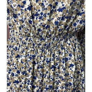 Baltic Born Fall Print Midi/Maxi Camel Floral‎ Womens Size Small Romantic Flowy thumbnail 5