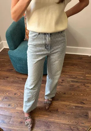 These Three Boutique Polka dot jeans thumbnail 2