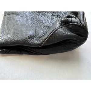 Vintage COLE HAAN Bag Black Pebbled Leather Soft Pebbled Leather Clutch thumbnail 3