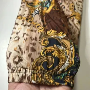 Vintage animal print 80s 90s jacket‎ full zipper lightweight pockets baddie thumbnail 7