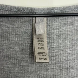 Skims Soft Lounge Long Sleeve Dress Maxi Gray Size Small thumbnail 3