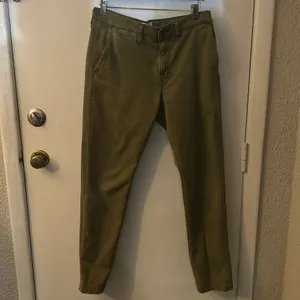 7 For All Mankind 7FAMK Olive Jeans 30 Boho Casual Minimalist Preppy Classic thumbnail 3