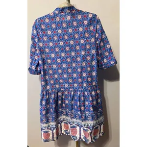 CUTE Pineapple Shirt Mini Dress Sz. XS thumbnail 6