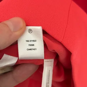 NEW LOFT Peplum Blazer in Coral - Size L thumbnail 6