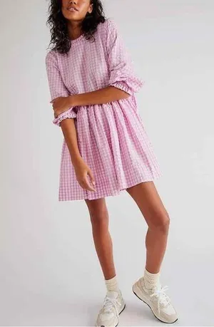 FREE PEOPLE Living For This Tunic Dress in Euphoric Lilac thumbnail 1