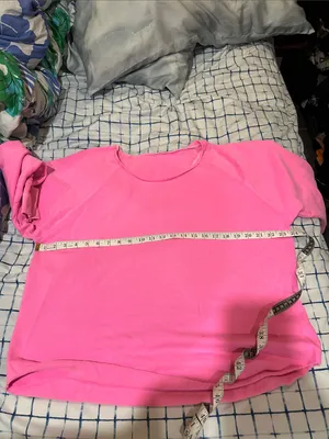 Women's Pink Long-Sleeve Scoop Neck Top thumbnail 5