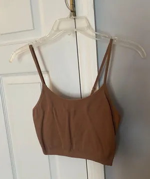 brown tank top thumbnail 1