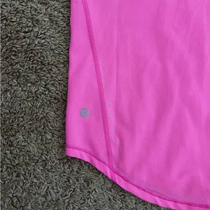 Lululemon High Neck Running and Training T-shirt - Pow Pink Light thumbnail 2