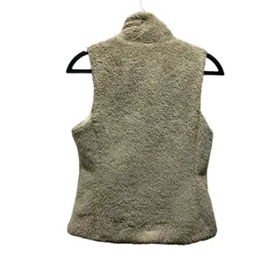 Patagonia Women's Los Gatos Full Zip Fleece Vest Beige Size Small Outdoor Wear thumbnail 3