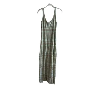 Victoria's‎ Secret Sage Green Pointelle Knit Maxi Dress Sleeveless M thumbnail 2