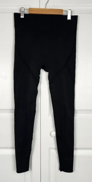 Black Leggings Mesh Calves Accent M/L thumbnail 1