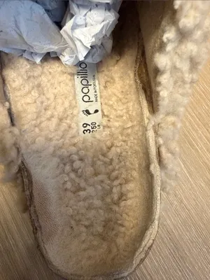 Birkenstock Papillio Arizona Big Buckle Teddy Shearling Eggshell 39 / US L8 M6 thumbnail 7