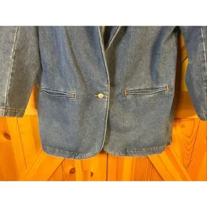 Vintage Jeanjer Jordache Denim Jacket Blazer Size MEDIUM (5806) thumbnail 2