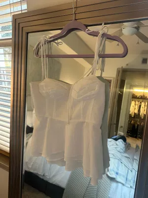 ZARA Top White thumbnail 2