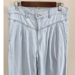 Levi's Women's Premium‎ Women Baggy Featherweight Wide Leg Jeans Blue 30x26 NWOT thumbnail 5