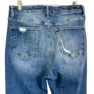 Risen Jeans Straight Distressed Ankle Women’s Jeans Size 30/11 thumbnail 6