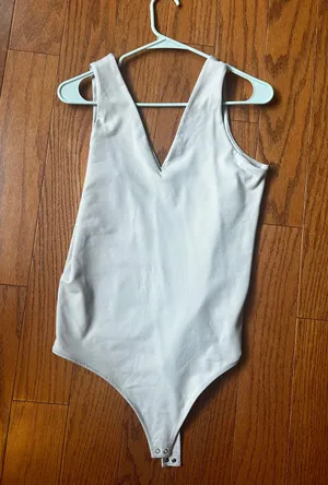 Abercrombie Cream Bodysuit thumbnail 1
