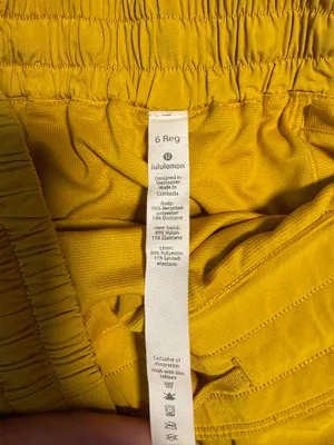 Yellow Lululemon Shorts Hotty Hot 2.5" thumbnail 4