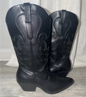 American Rag Vegan Cowgirl Boots thumbnail 3