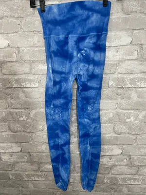 Free People Movement Blue Tie-Dye High-Waist Leggings thumbnail 5