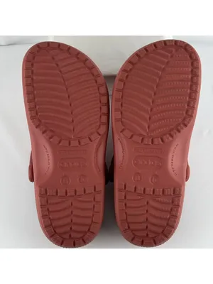 Crocs Classic Clogs Womens 10 Dark Coral Salmon Pink Slip On Comfort Shoes thumbnail 9