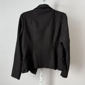 TA Coalition‎ sz XL Black Faux Suede Moto Biker Jacket Punk Goth thumbnail 6