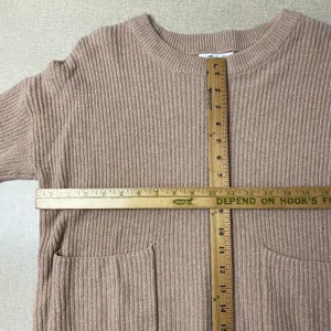 Madewell Sweater‎ Womens Small Beige Cable Knit Pullover Long Sleeve Pocket thumbnail 7