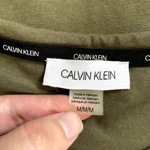 Calvin‎ Klein Olive Green Short Sleeve Graphic Logo T-Shirt Dress Size Medium thumbnail 5