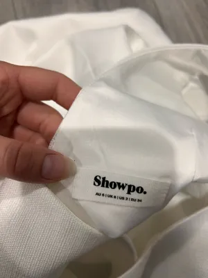 Showpo RAQUELLE Mini Dress Boucle Boat Neck V Back Fit & Flare Dress Size XS thumbnail 10