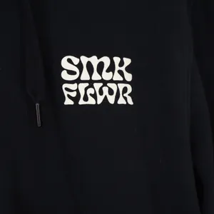 Smkflwr Hoodie Large Pullover Black Skull Wolf Headdress Graphic Excellent thumbnail 3