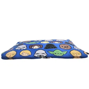 Star Wars Disney Store MXYZ Blue Zip Pouch Multi Use Zipper Bag Wristlet 12”x9” thumbnail 4