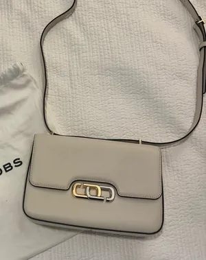 Marc Jacobs Ivory Crossbody Bag with Gold Accent thumbnail 1