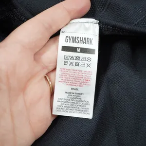 Gymshark Women's Black Size M Vital Seamless‎ 2.0 Long Sleeve Crop Top Backless thumbnail 3