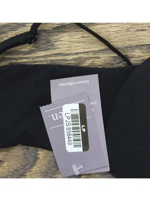 Auden Womens Luxe Stretch Comfort Wire Demi Adjustable Bra 94266713 Black 34B thumbnail 4