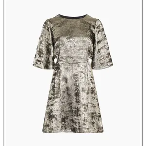 NEW FRENCH CONNECTION Alara Metallic cut out mini dress XSMALL Womens Night Out thumbnail 2