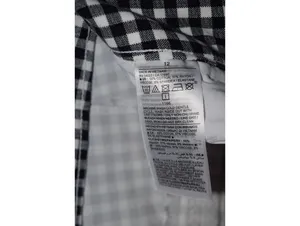 Old Navy Pixie Pants Size 12 Black White Gingham High-Rise Cropped Trousers thumbnail 7