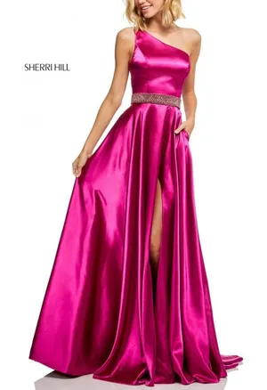 SHERRI HILL Prom/Pageant Dress 52565 in Magenta thumbnail 1