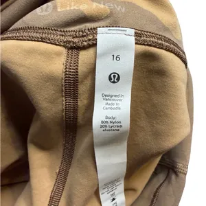 🤎 Lululemon Align High-Rise Tight 25” Heritage 365‎ Camo Beige Multi Size 16 🤎 thumbnail 5