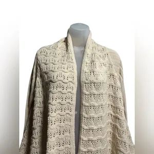 NEW Sunday in Brooklyn Open Front Cardigan Oatmeal thumbnail 2
