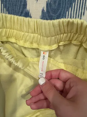 Yellow daily practice (Anthropologie) shorts thumbnail 2
