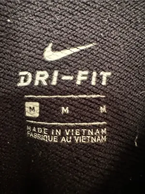 Nike Dri-FIT Black Cropped Athletic Pants Sweatpants Logo Waistband MEDIUM thumbnail 5