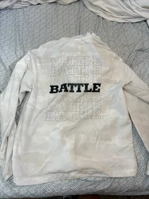 BATTLE football white-camo windbreaker thumbnail 2