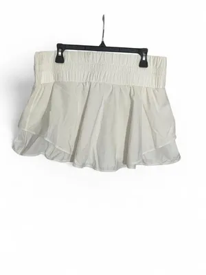 Joy Lab Women’s White Pleated Athletic Skirt Built in Shorts Size Large thumbnail 4