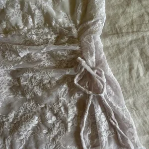 Hot Topic Bandeau Lace Top Asymmetric Hem White Whimsygoth Fairy Large thumbnail 2